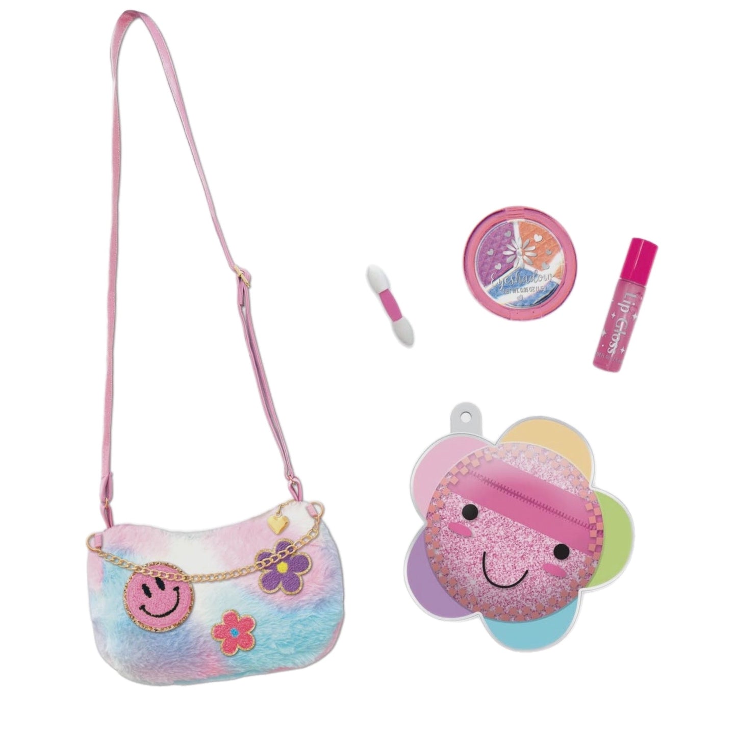 Smile Crossbody Purse Plus Makeup  no