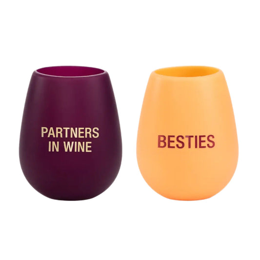 Besties/Partners Wine Cup Set